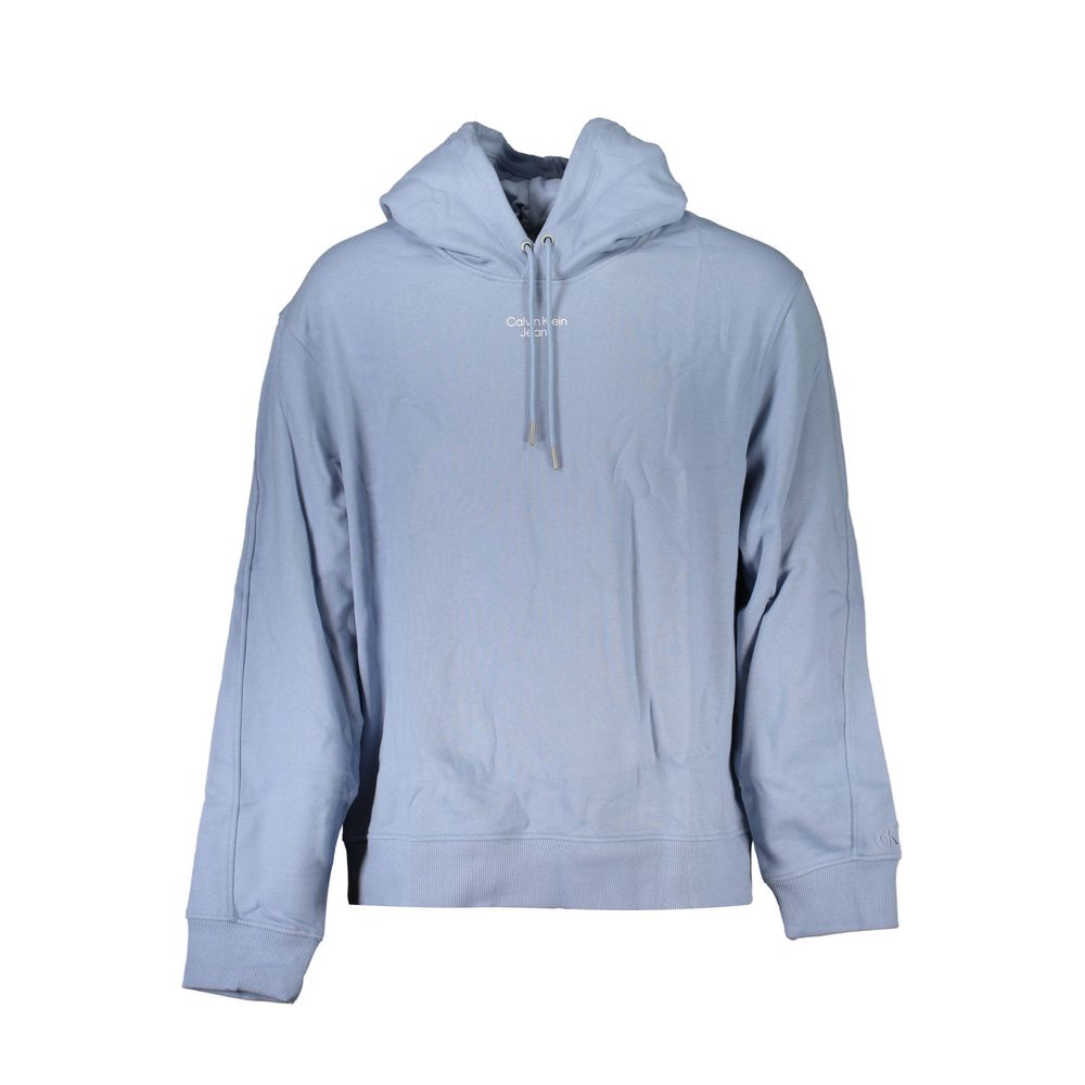 Blue Cotton Men Sweater - ventzia