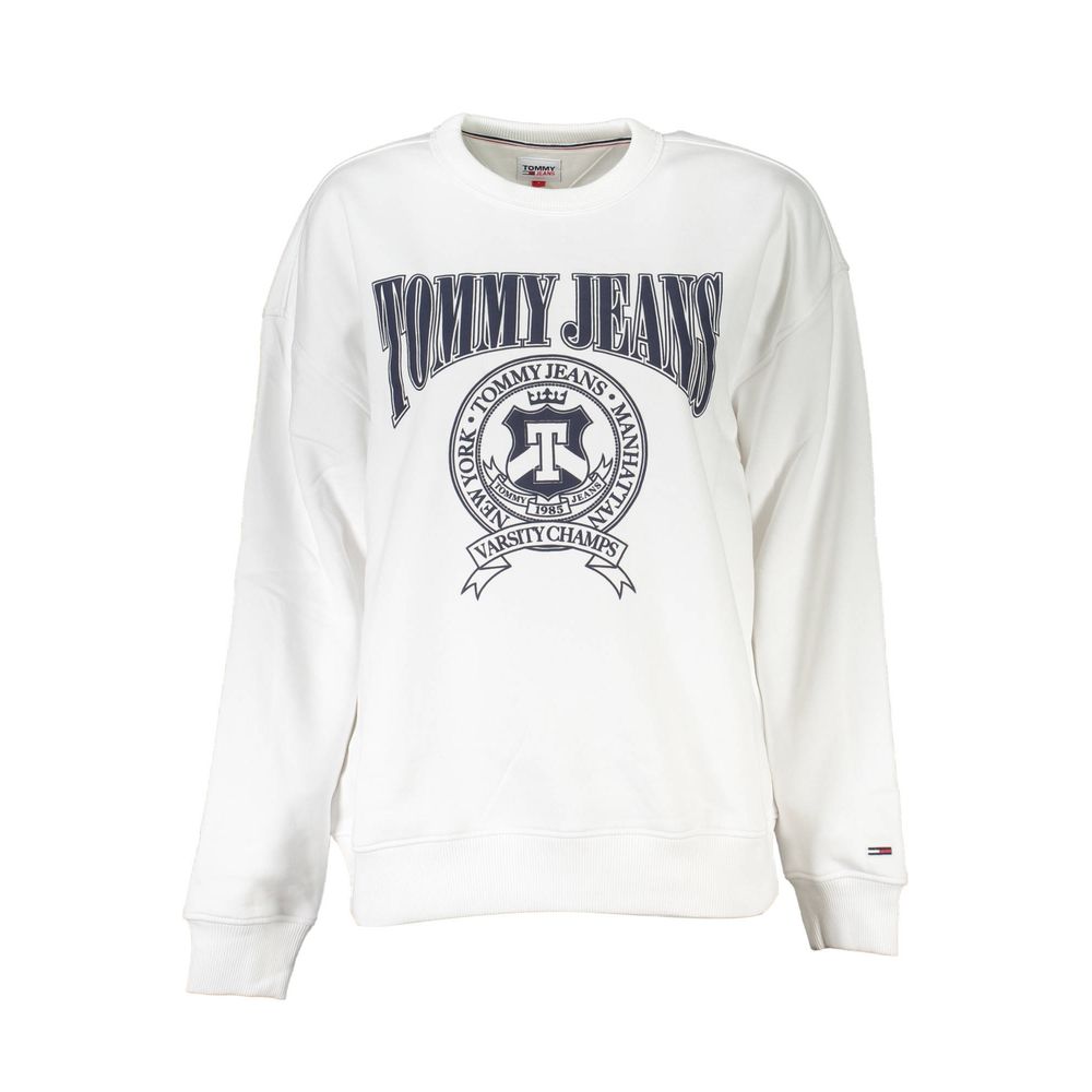 Bianco Cotton Women Sweatshirt - ventzia