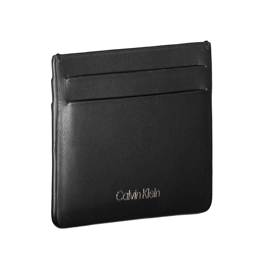 Black Leather Men Wallet - ventzia