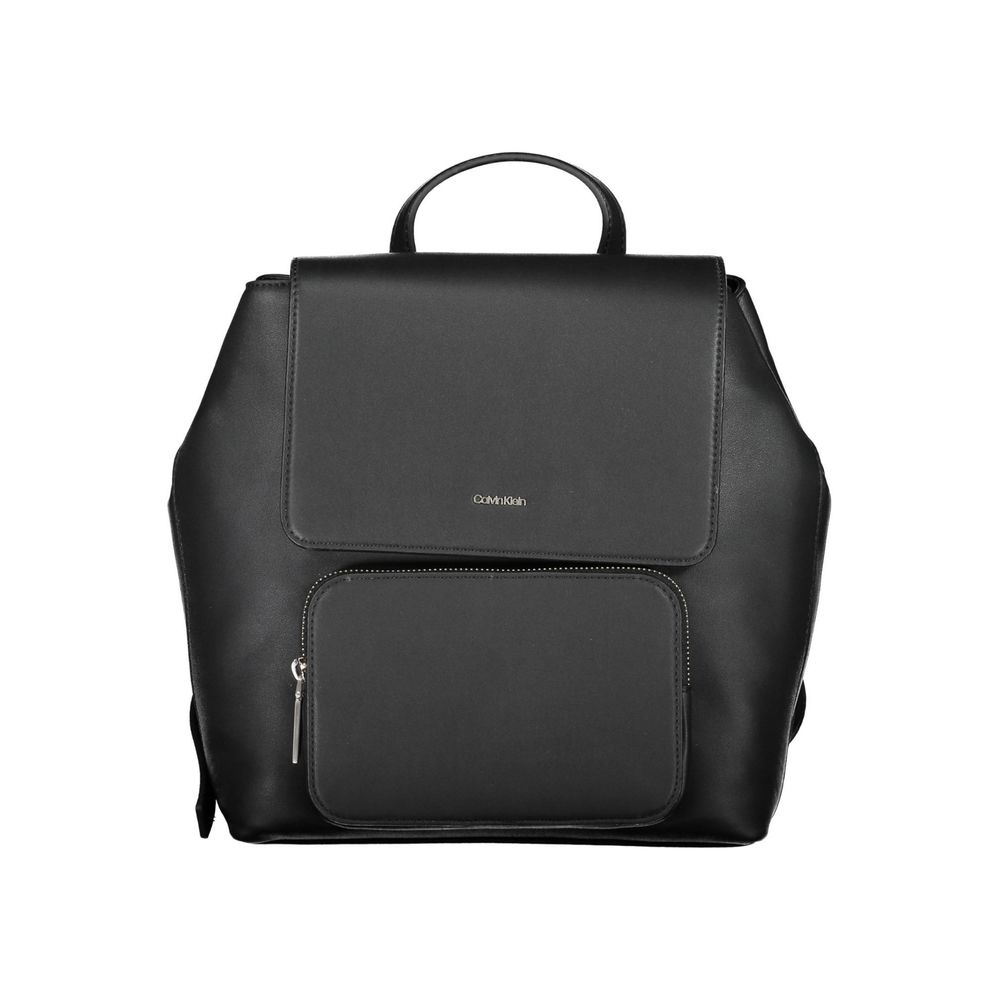 Nero Polyester Women Backpack - ventzia