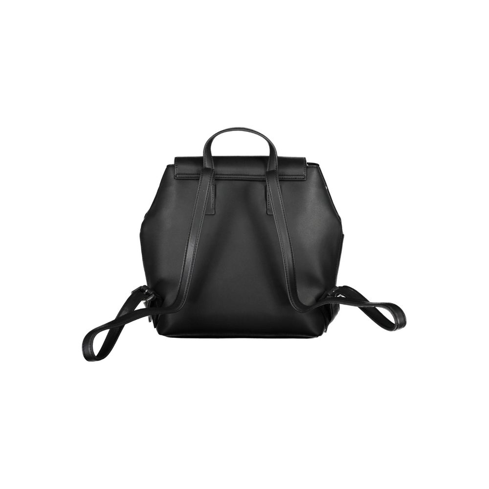 Nero Polyester Women Backpack - ventzia
