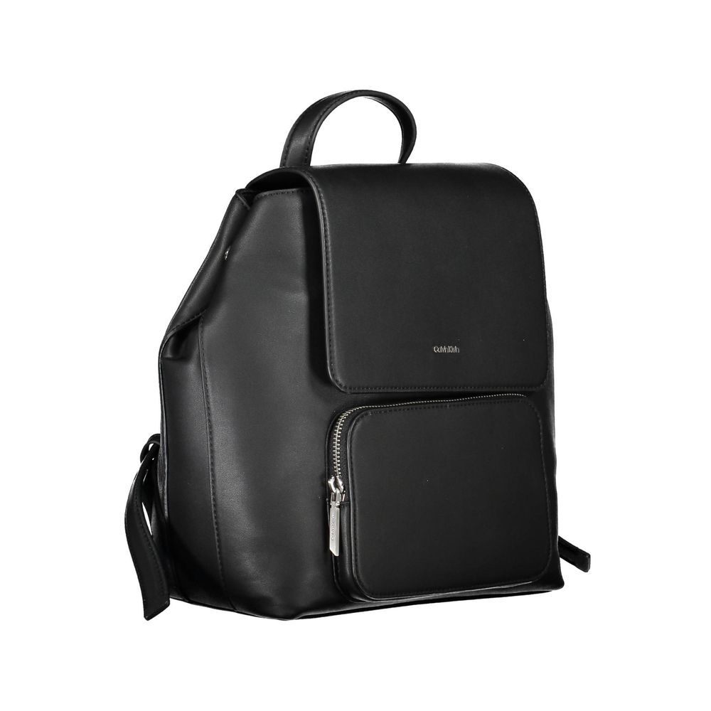 Nero Polyester Women Backpack - ventzia