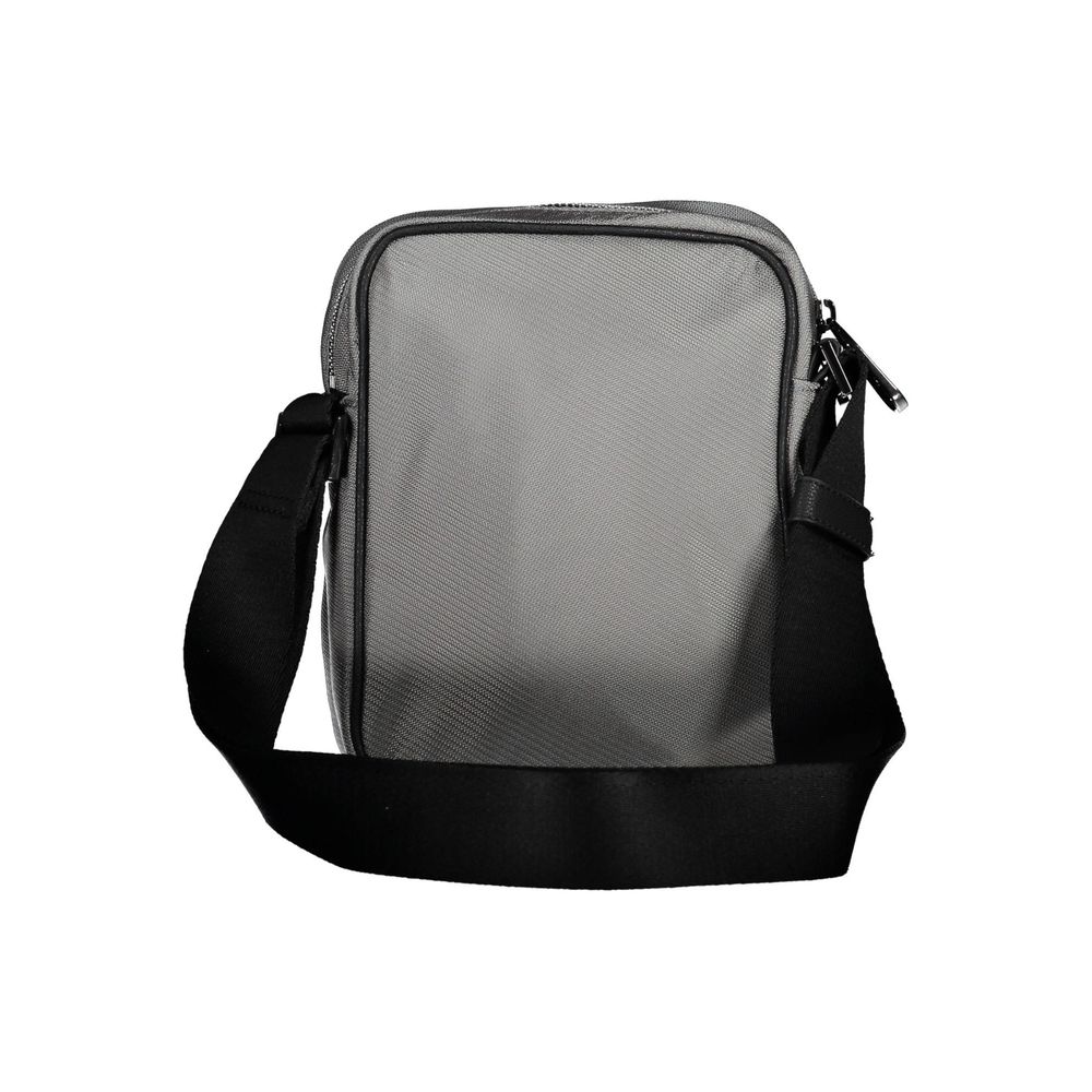 Grigio Polyester Men Shoulder Bag - ventzia