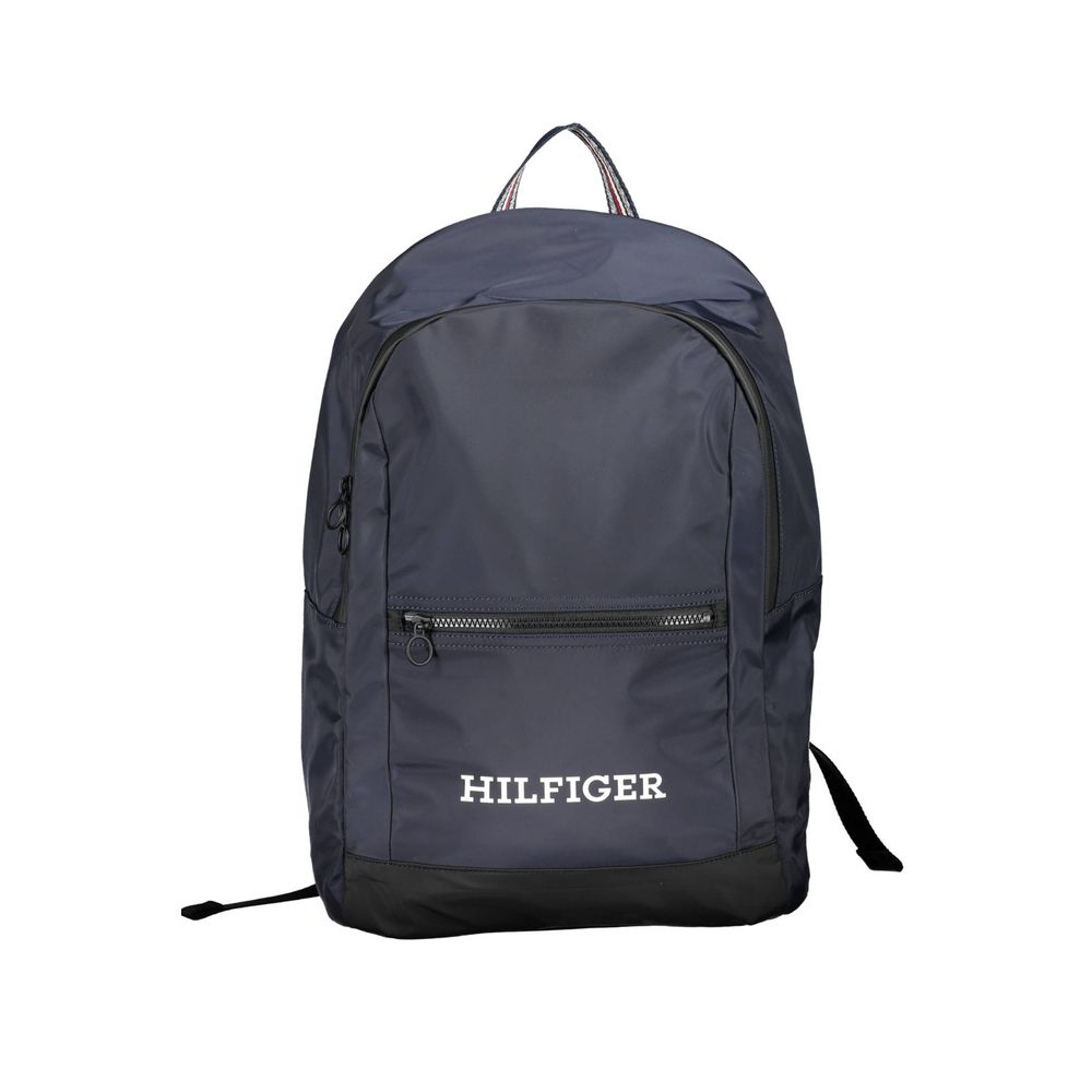 Blue Polyester Men Backpack - ventzia