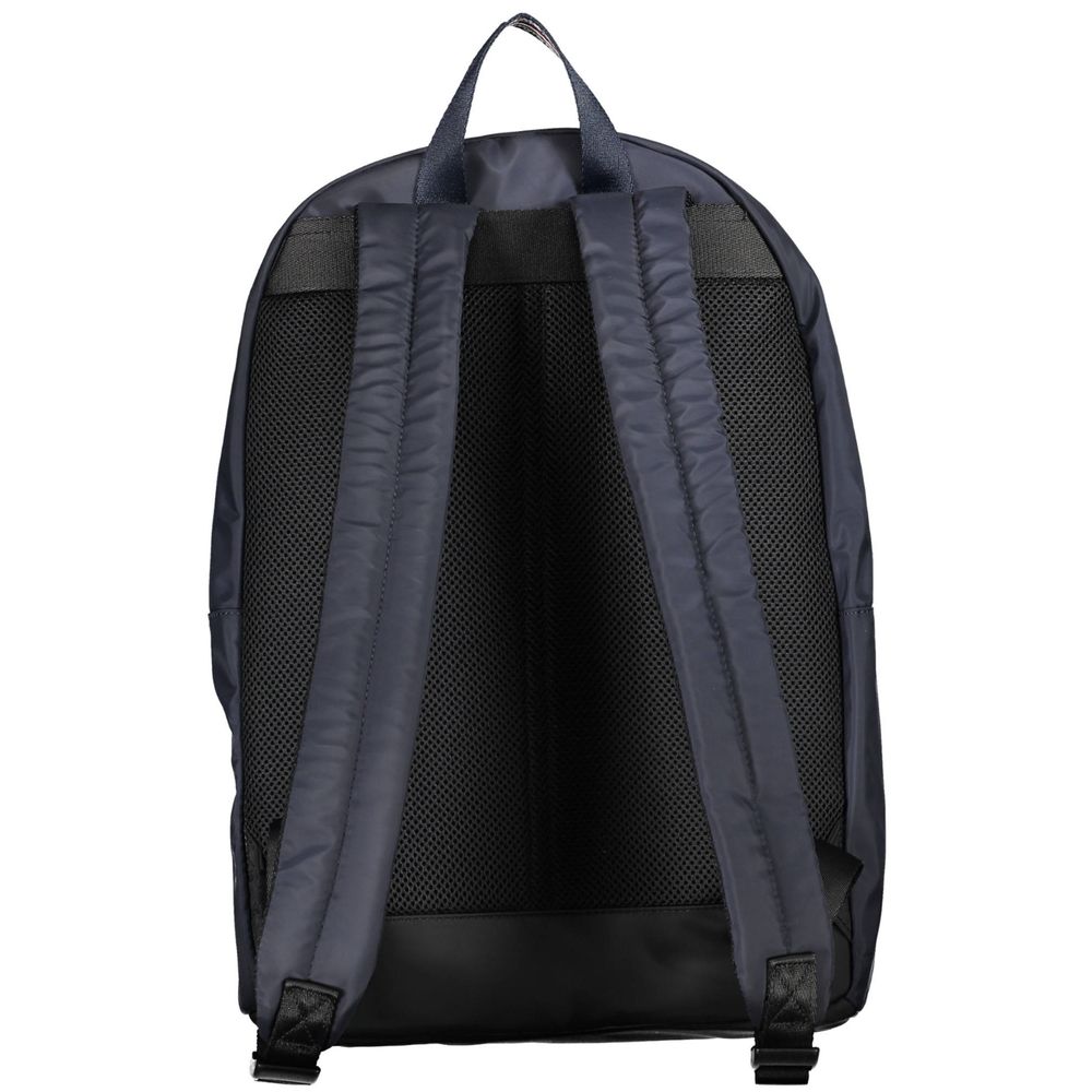 Blue Polyester Men Backpack - ventzia
