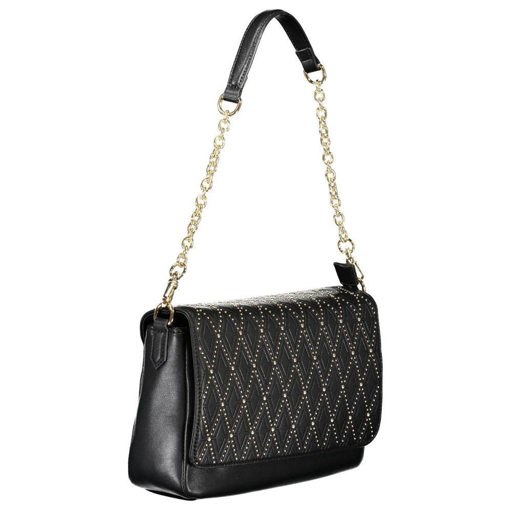 Nero Polyurethane Women Handbag - ventzia