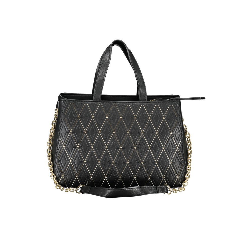 Nero Polyurethane Women Handbag - ventzia