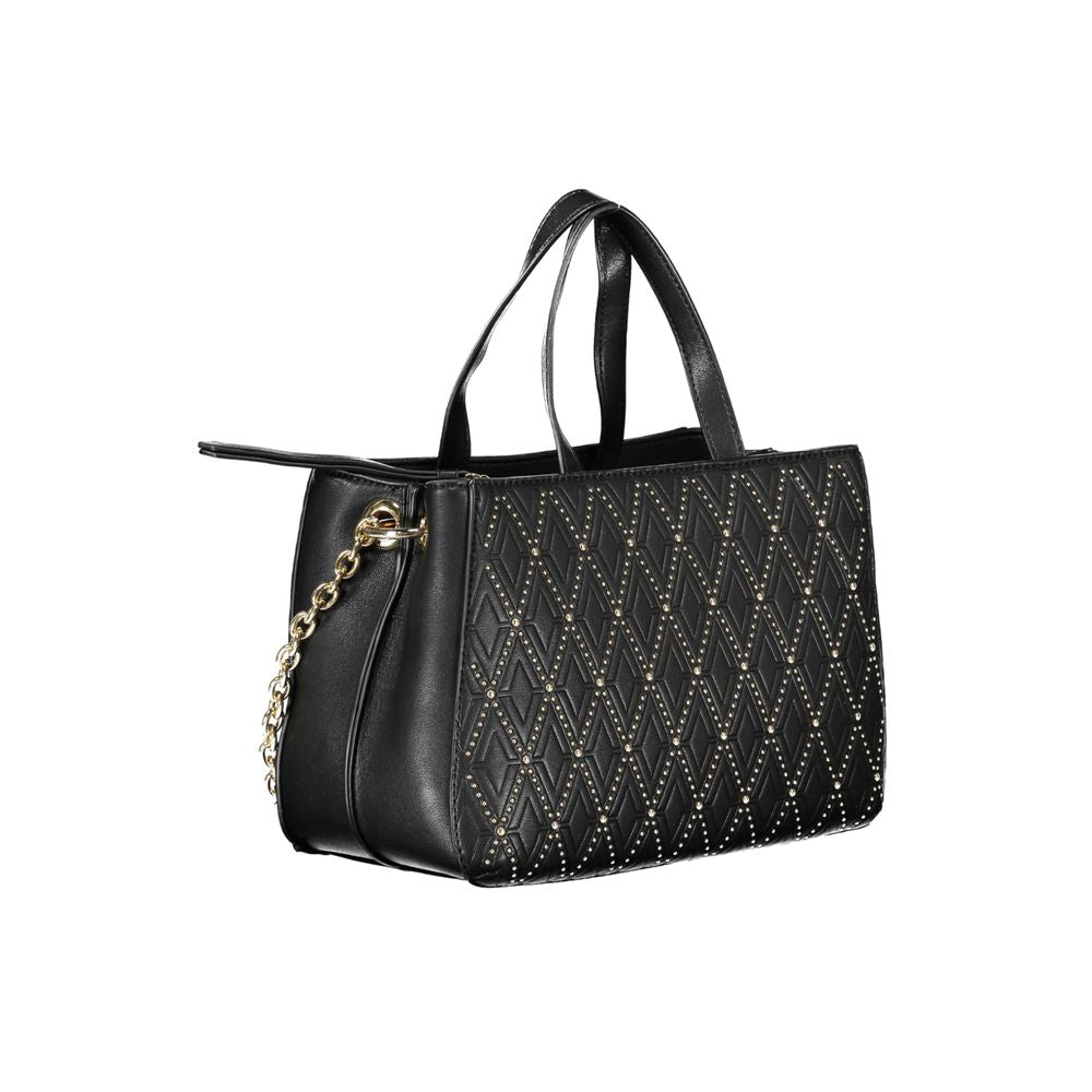 Nero Polyurethane Women Handbag - ventzia