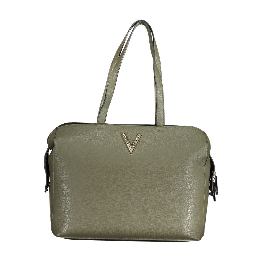 Verde Polyurethane Women Shoulder Bag - ventzia