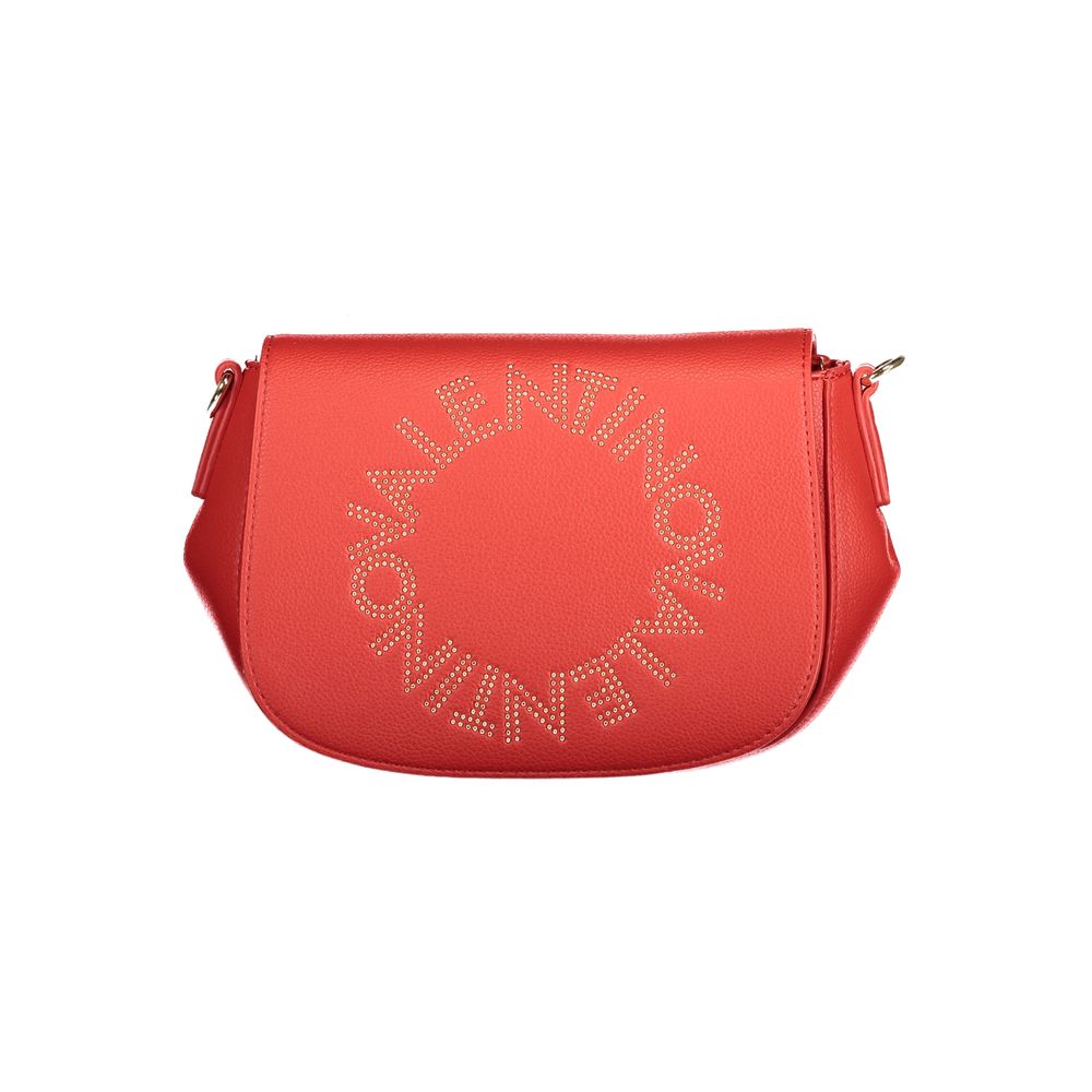 Rosso Polyurethane Women Bag - ventzia