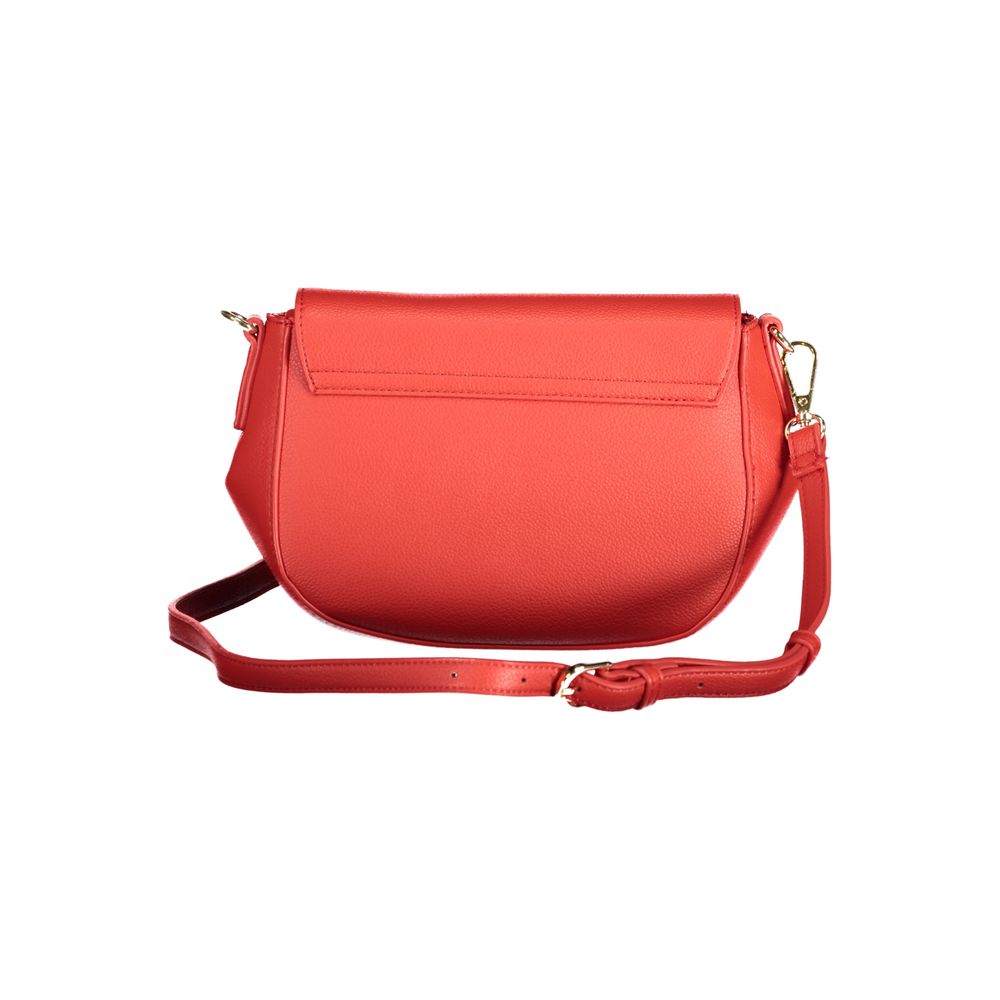 Rosso Polyurethane Women Bag - ventzia