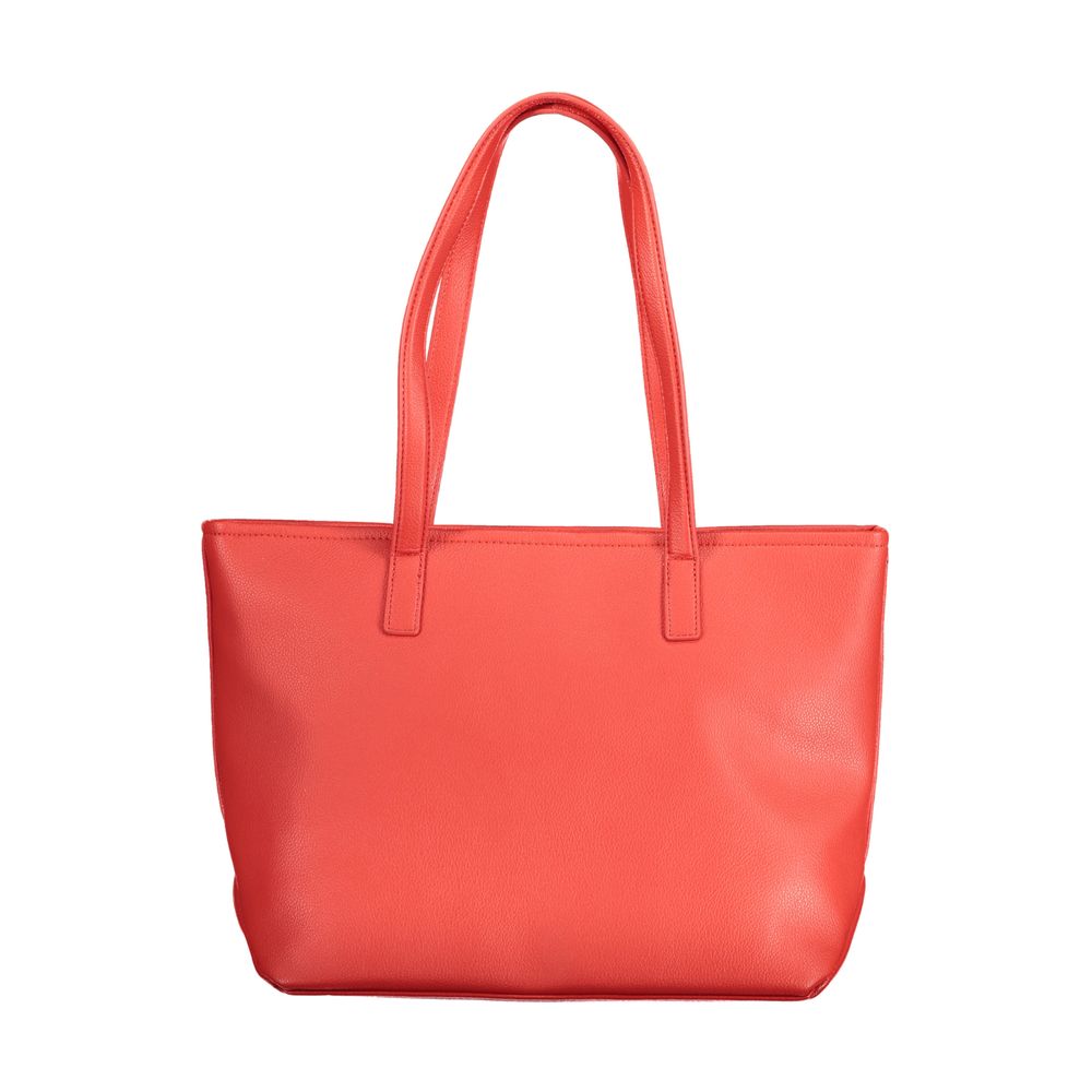 Rosso Poliuretano Women Handbag - ventzia