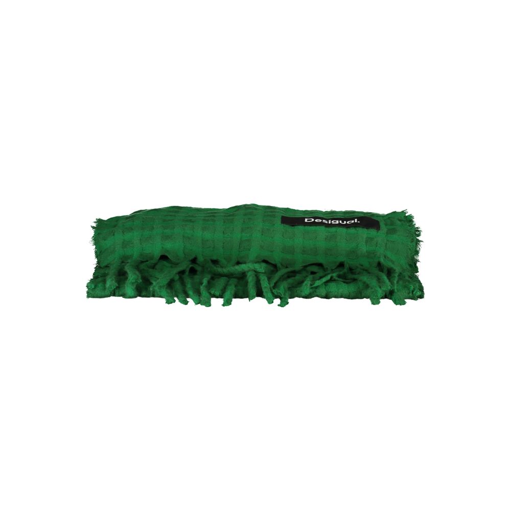 Green Polyester Scarf - ventzia