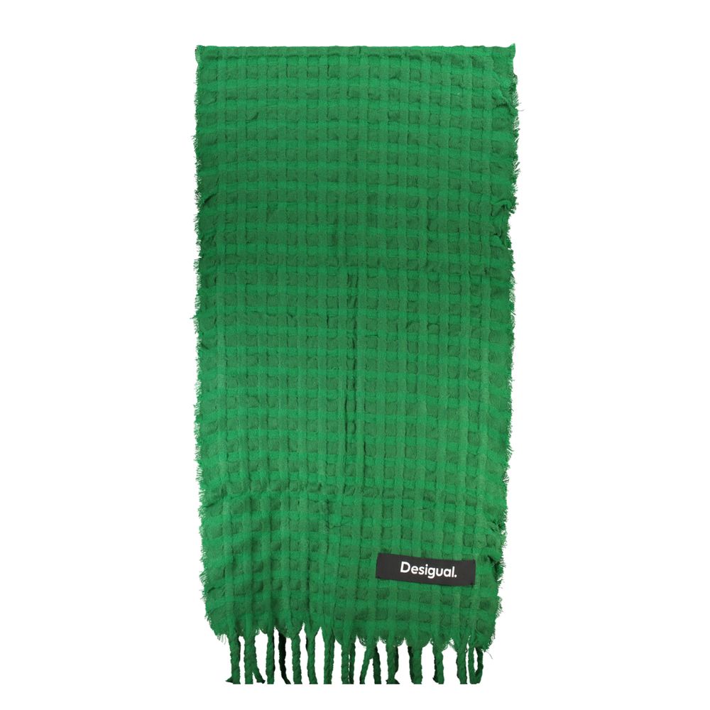 Green Polyester Scarf - ventzia