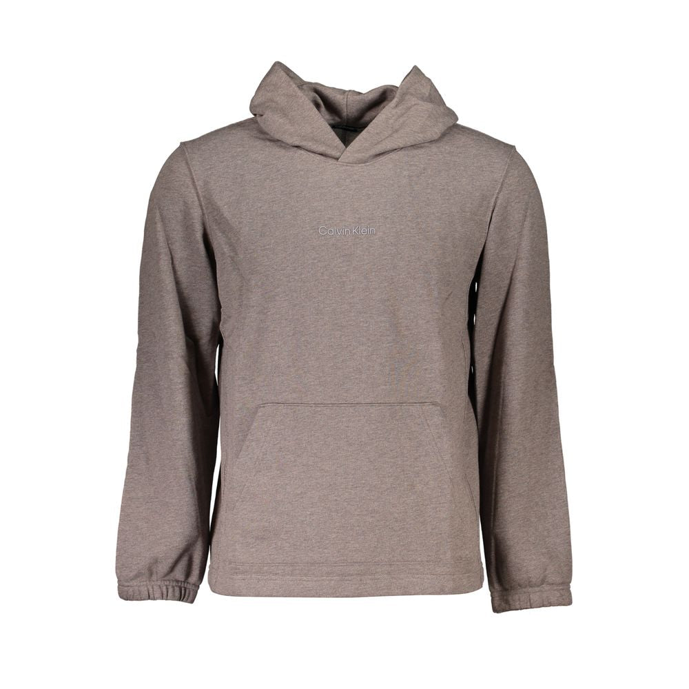 Marrone Cotton Men's Sweatshirt - ventzia