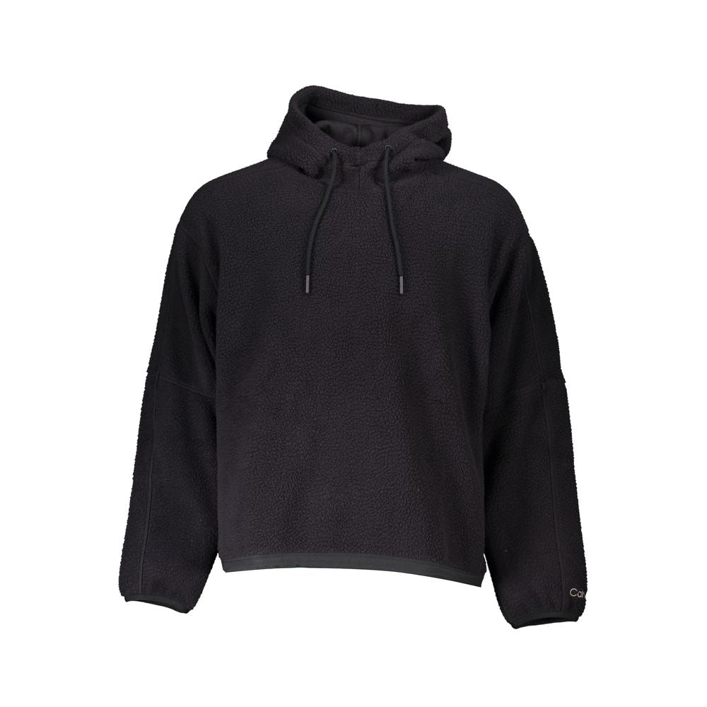 Black Polyester Men's Sweatshirt - ventzia