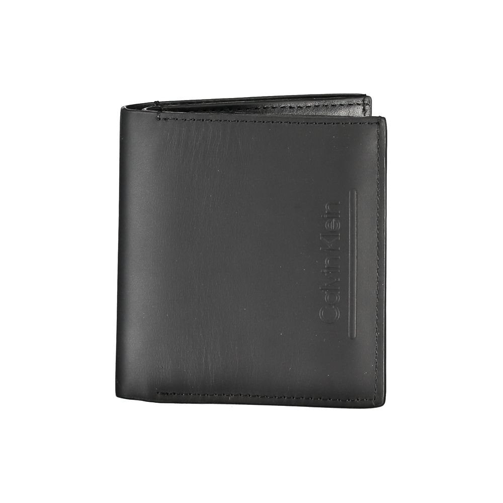 Black Leather Men Wallet - ventzia