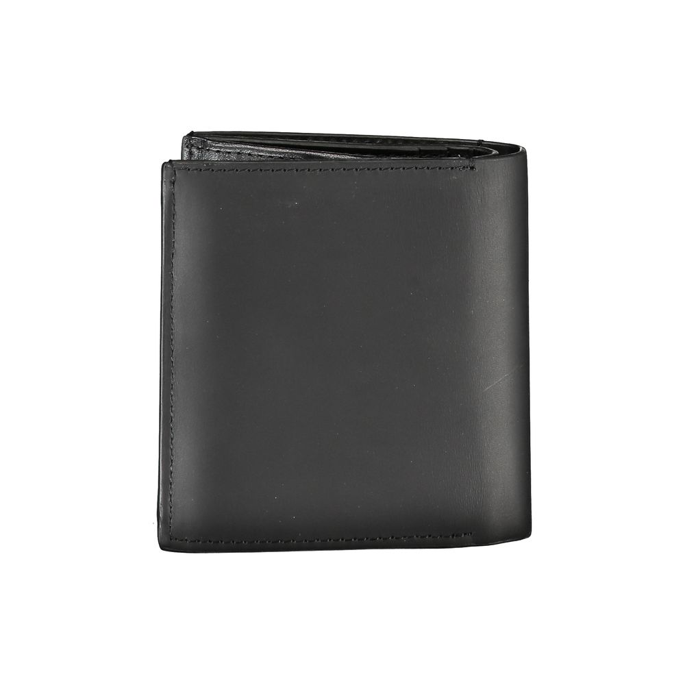 Black Leather Men Wallet - ventzia