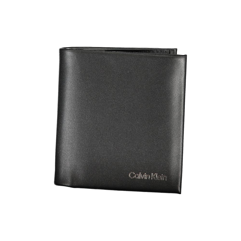 Nero Polyurethane Men Wallet - ventzia