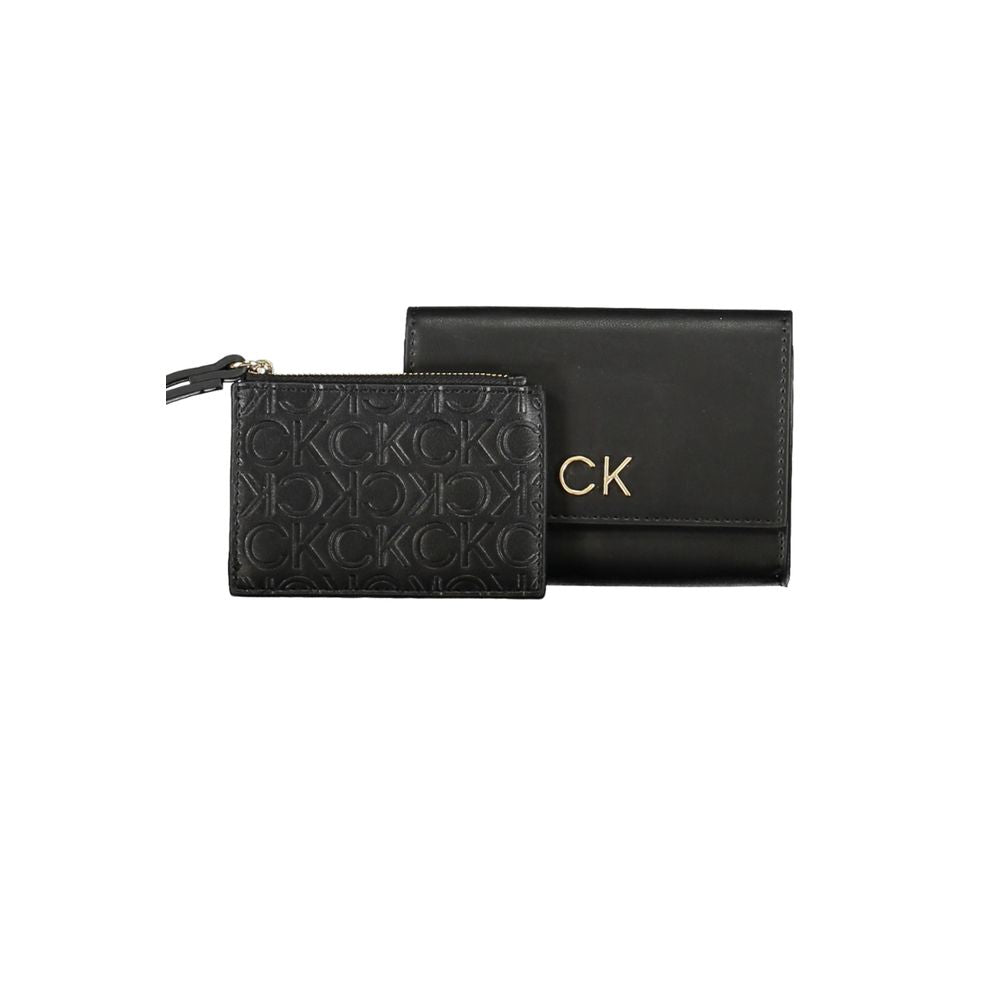 Black Polyester Wallet - ventzia