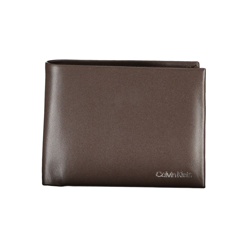 Marrone Leather Men Wallet - ventzia