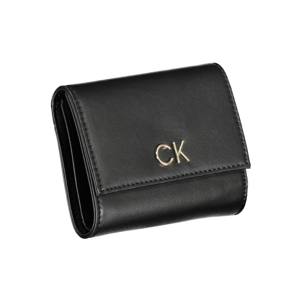 Black Polyester Wallet - ventzia