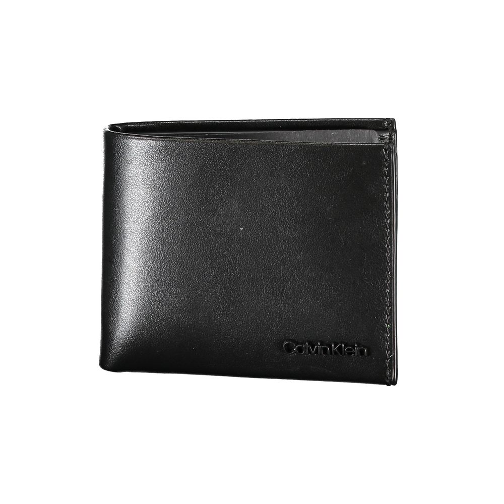 Black Leather Wallet - ventzia