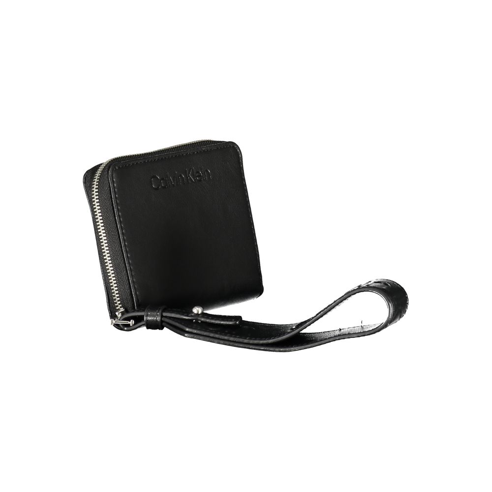 Black Polyester Wallet - ventzia