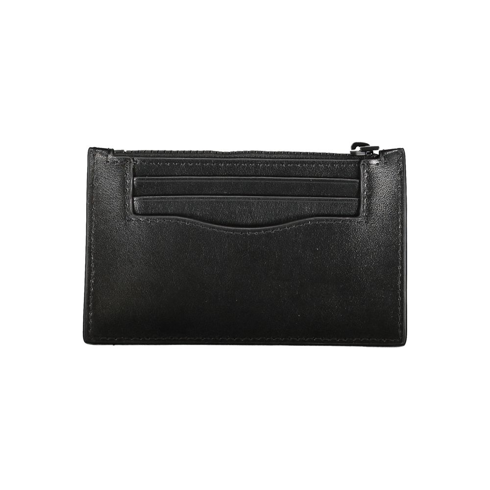 Black Leather Men Wallet - ventzia