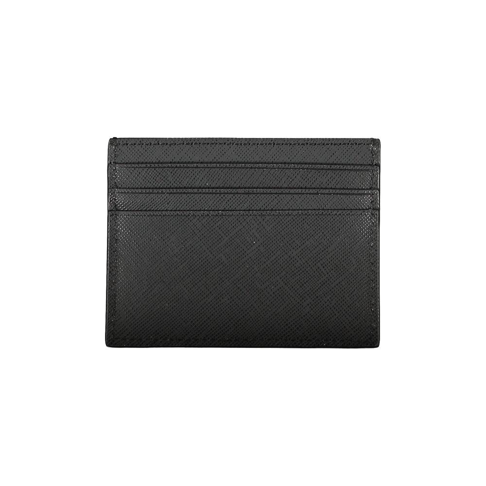 Black Leather Men Wallet - ventzia
