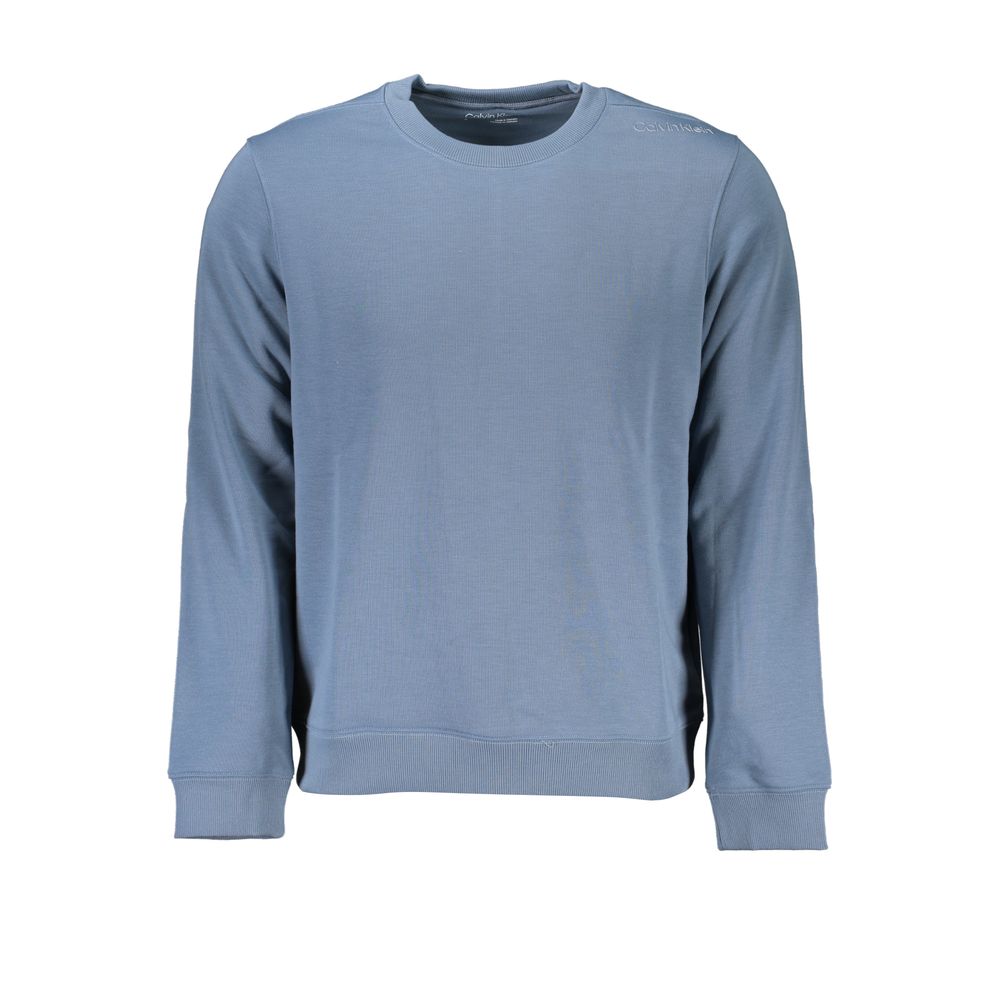 Blue Polyester Men Sweatshirt - ventzia