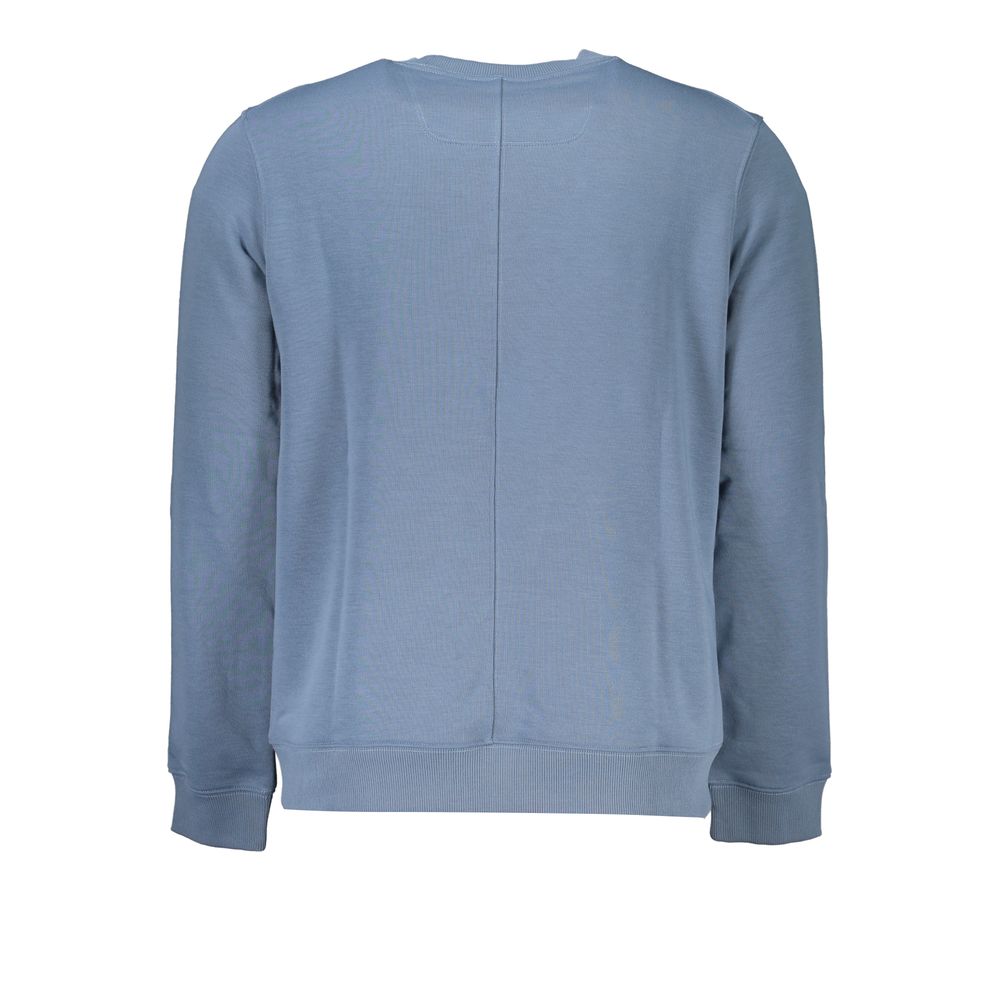 Blue Polyester Men Sweatshirt - ventzia