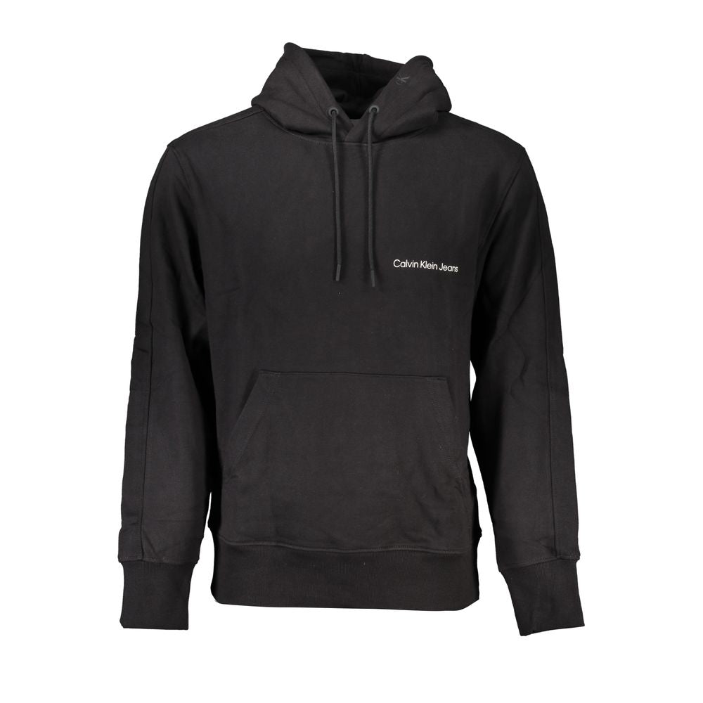 Black Cotton Men Sweater - ventzia