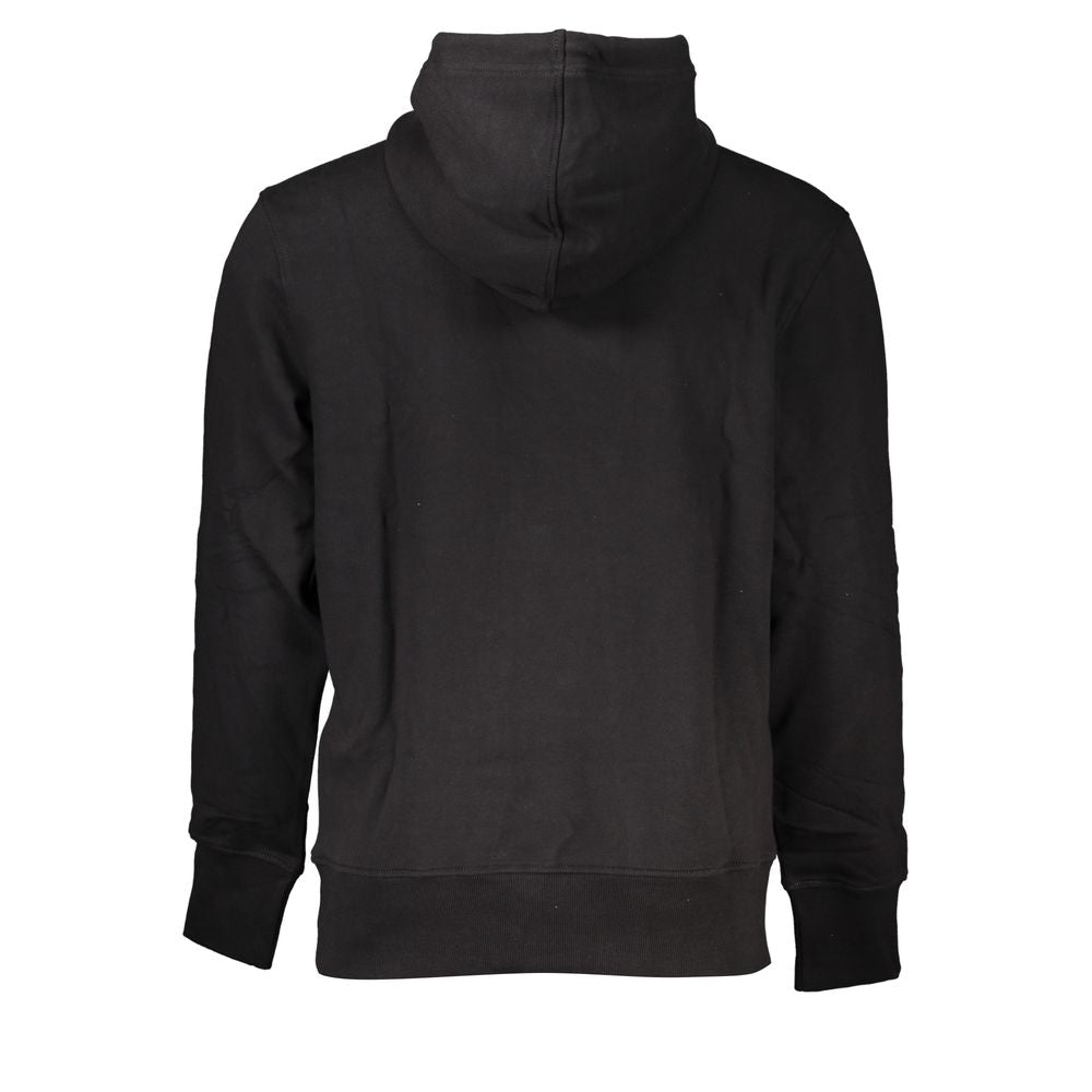Black Cotton Men Sweater - ventzia