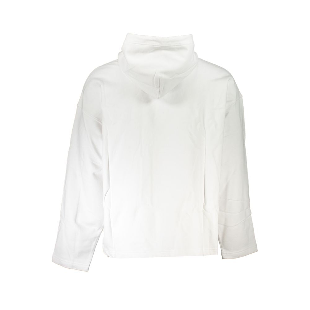 Bianco Cotton Male Sweatshirt - ventzia