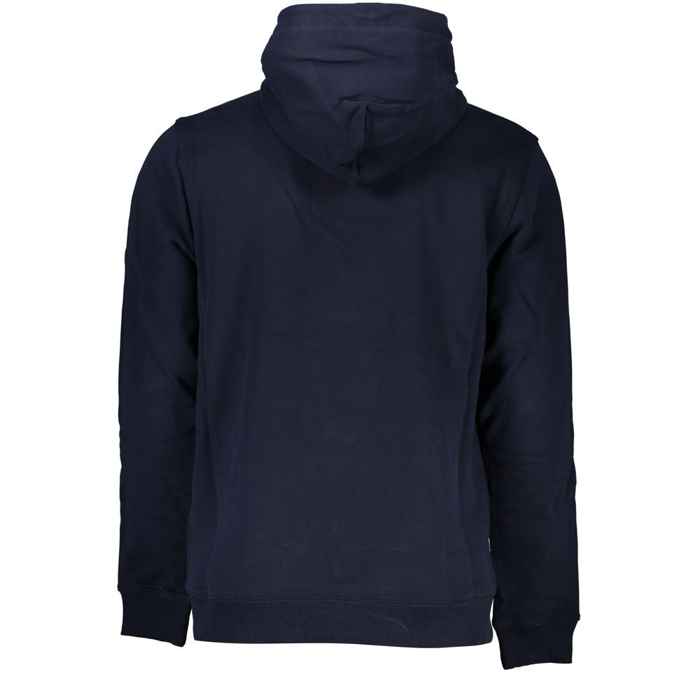 Blu Cotton Men Sweatshirt - ventzia