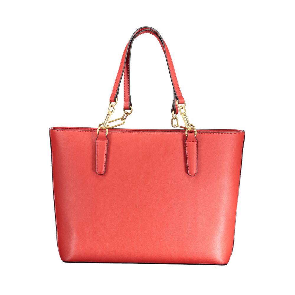 Red Polyethylene Handbag - ventzia