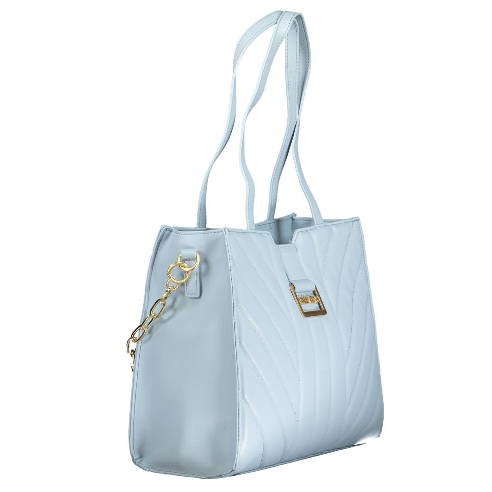 Blue Polyethylene Handbag - ventzia