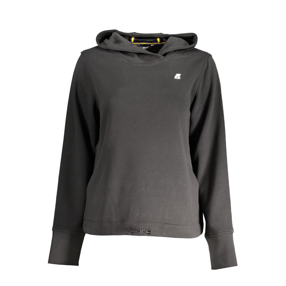 Black Polyester Sweater - ventzia