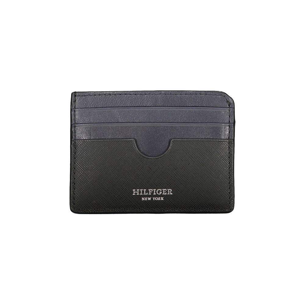 Black Leather Men Wallet - ventzia