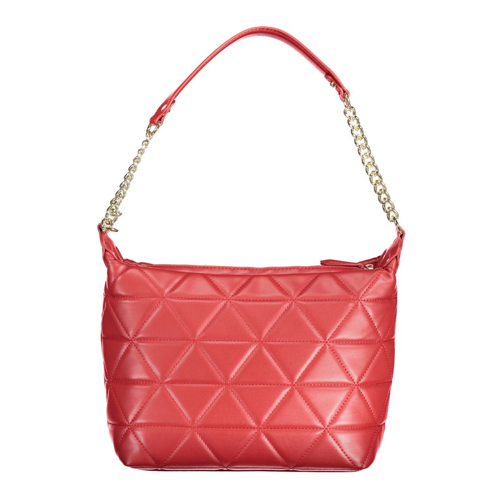 Rosso Polyurethane Women Shoulder Bag - ventzia