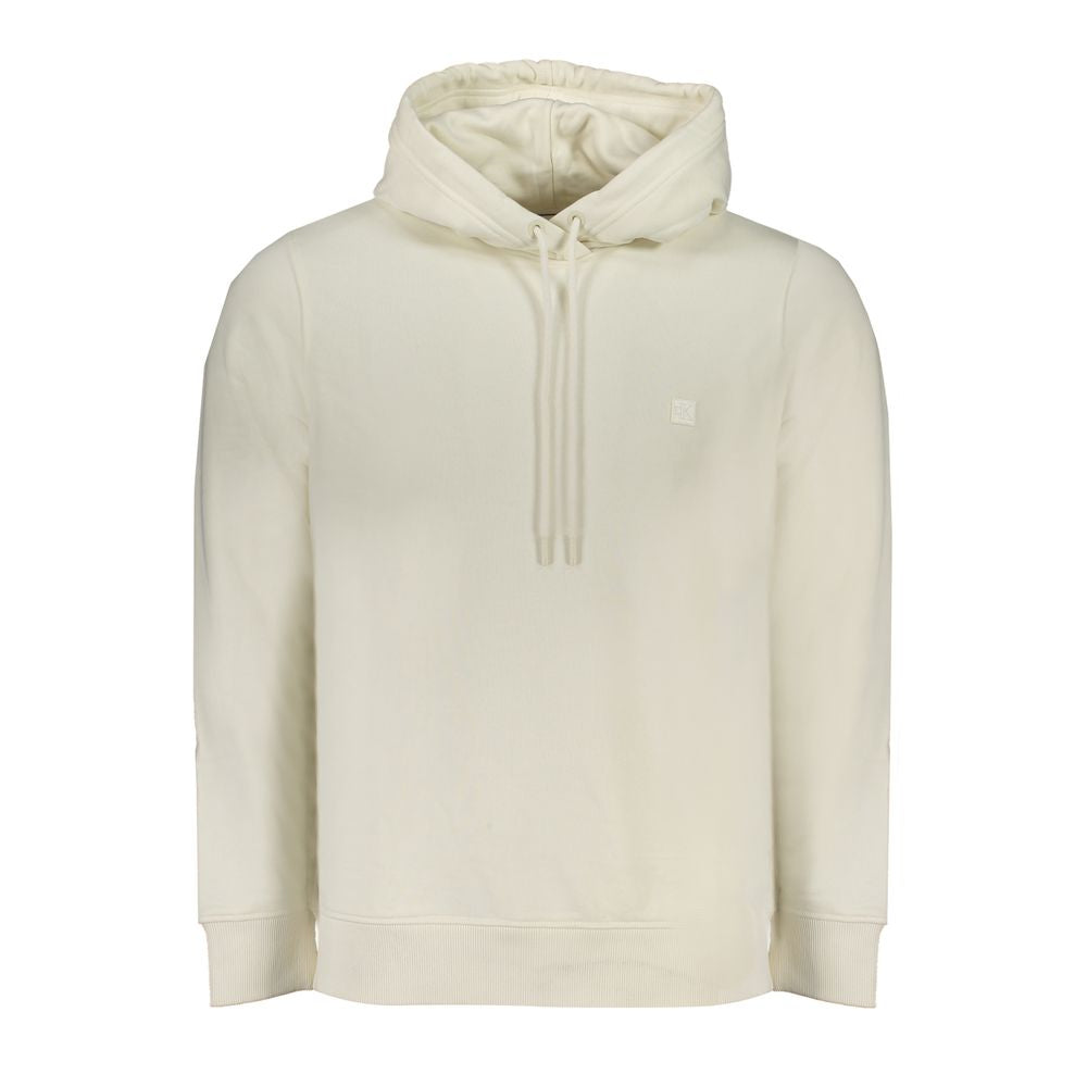 White Cotton Men's Sweatshirt - ventzia