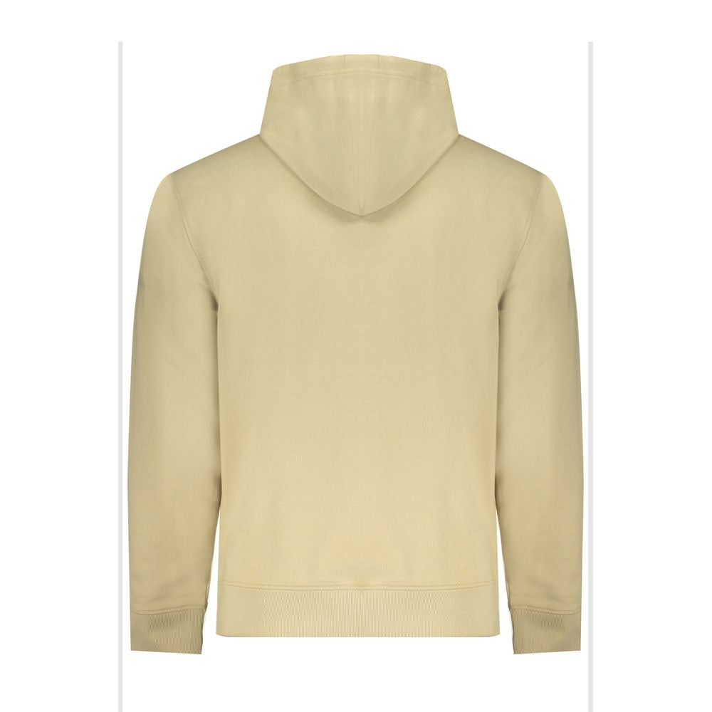 Beige Cotton Men Sweatshirt - ventzia