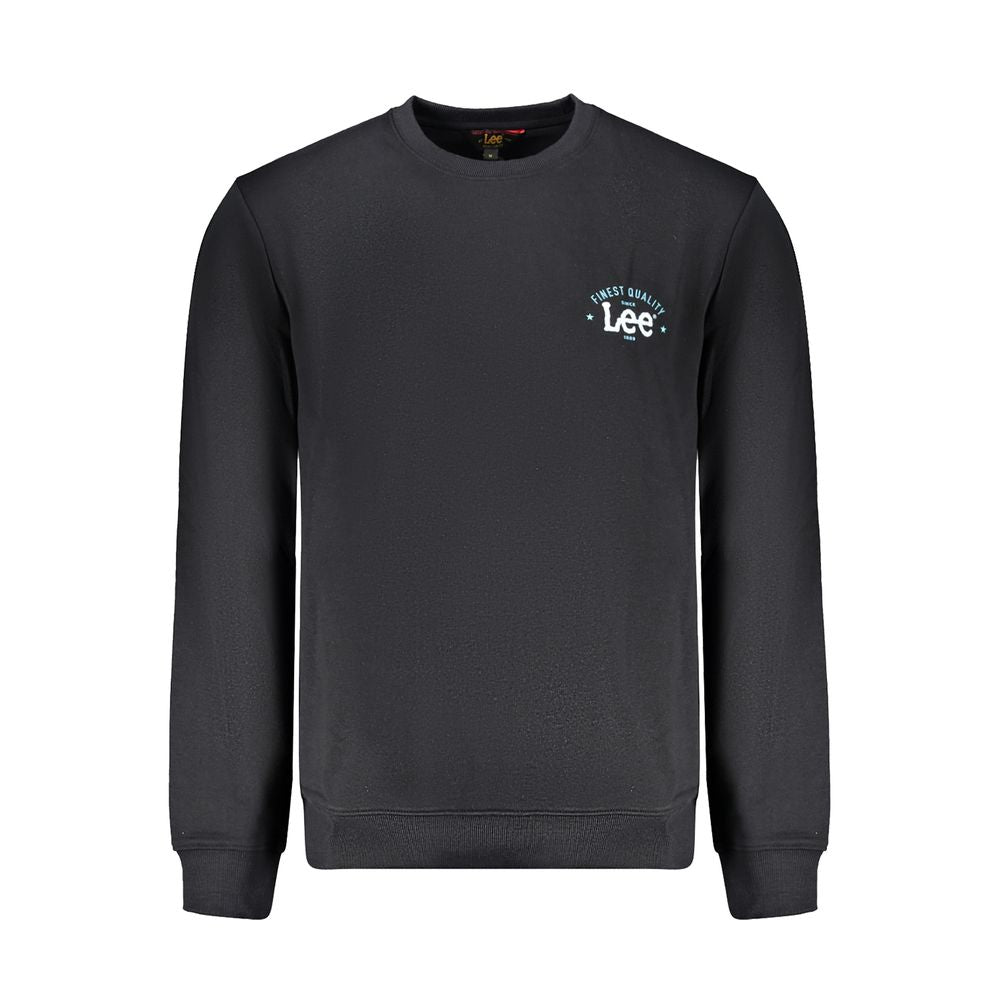 Black Cotton Men's Sweatshirt - ventzia