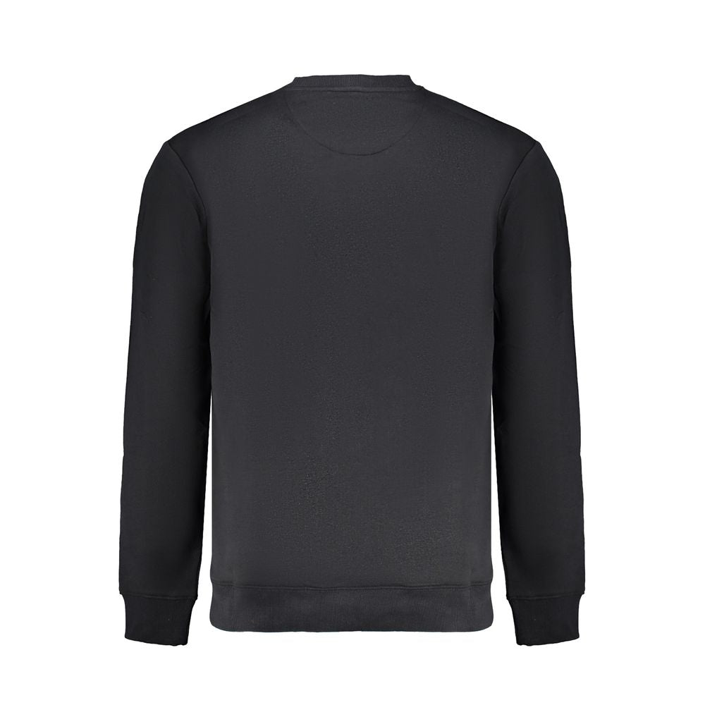 Black Cotton Men's Sweatshirt - ventzia