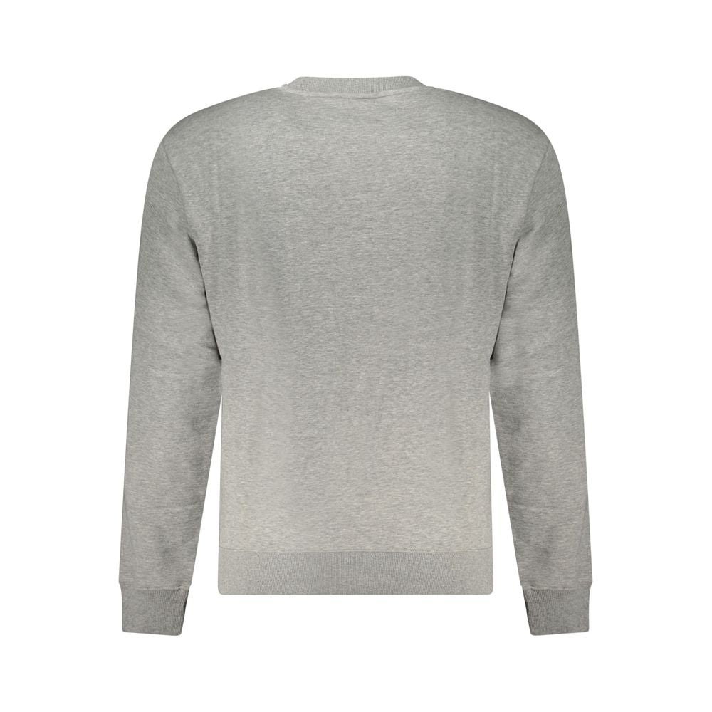 Gray Cotton Men Sweatshirt - ventzia