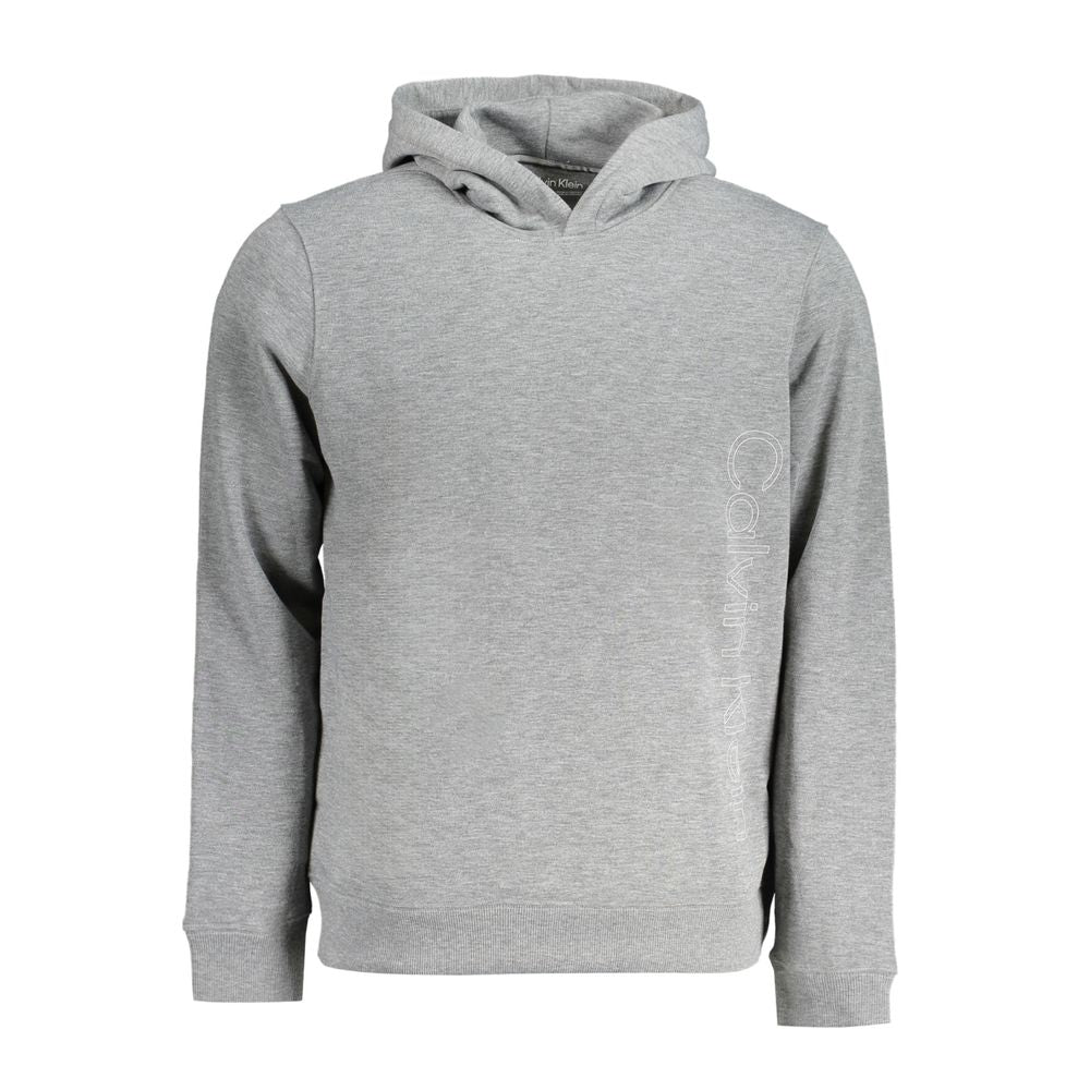 Grigio Polyester Men's Hoodie - ventzia