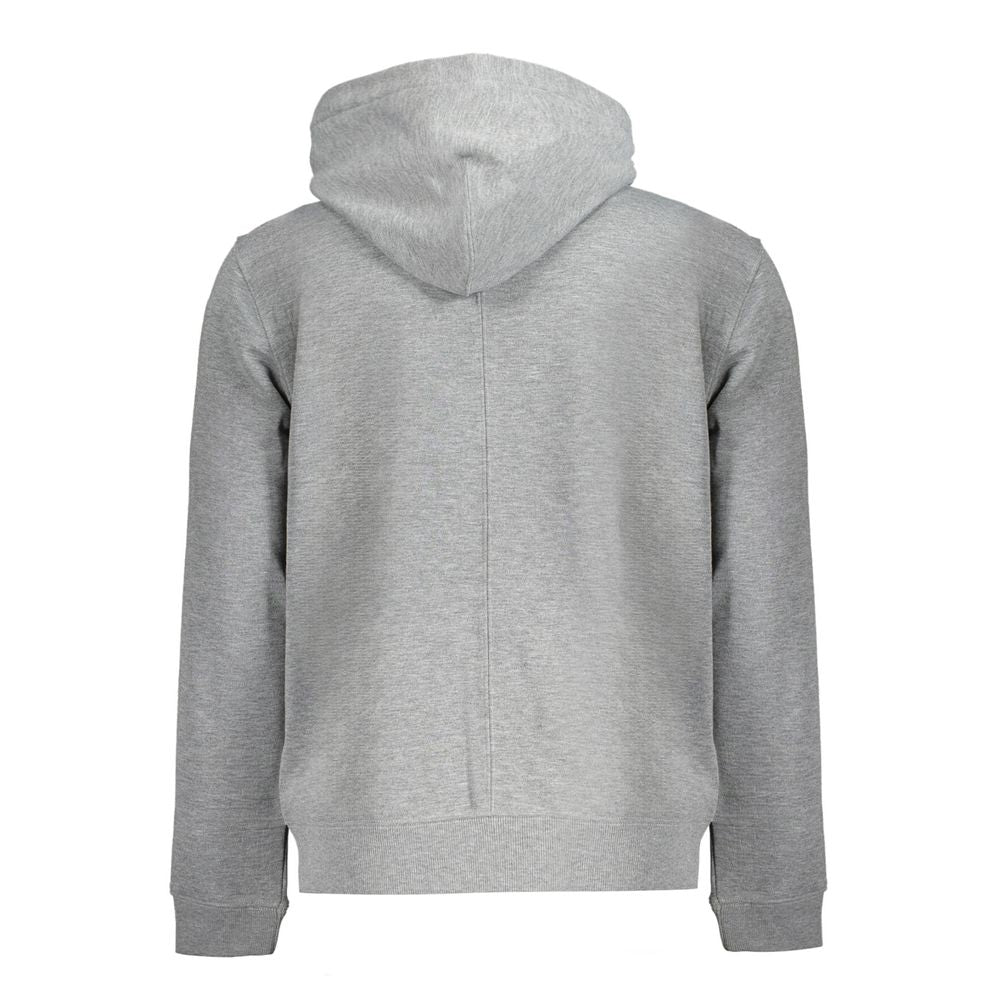 Grigio Polyester Men's Hoodie - ventzia
