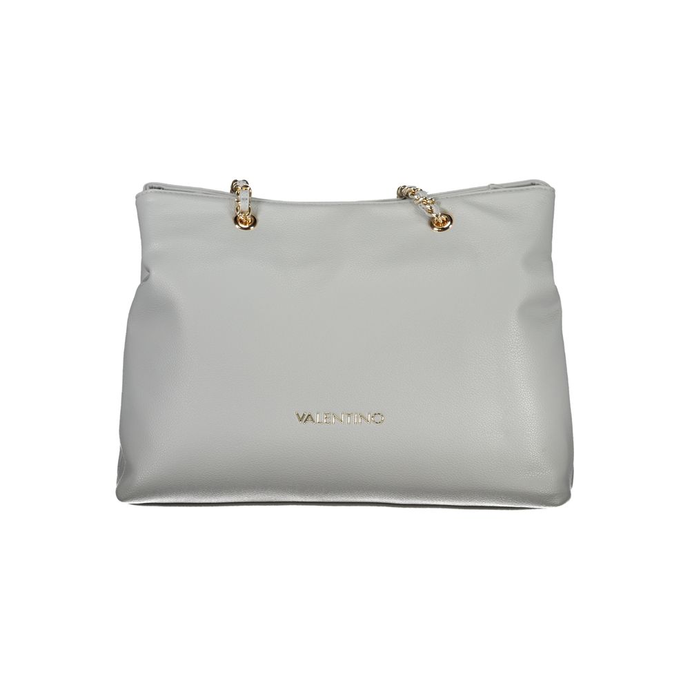 Grigio Polyurethane Women Shoulder Bag - ventzia