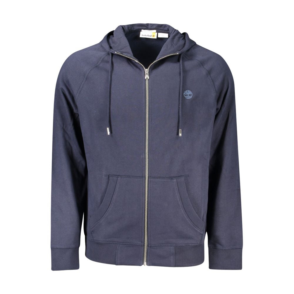 Blue Cotton Men's Sweatshirt - ventzia